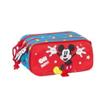 Mickey Mouse Clubhouse Двоен Моливник Mickey Mouse Clubhouse Fantastic Син Червен 21, 5 x 10 x 8 cm