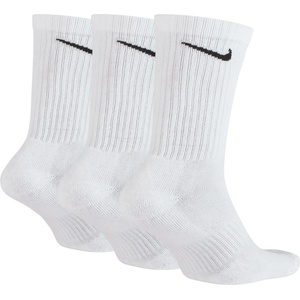 Nike Мъжки спортни чорапи Nike Everyday Cushioned Training Crew Socks Sports socks - White / Black (201-8892-0211)