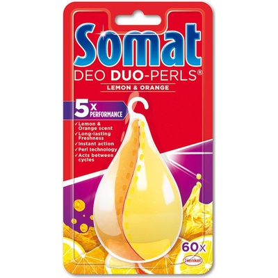 Somat Deo Pearls Lemon osviežovač 2 x 60 umývacích cyklov