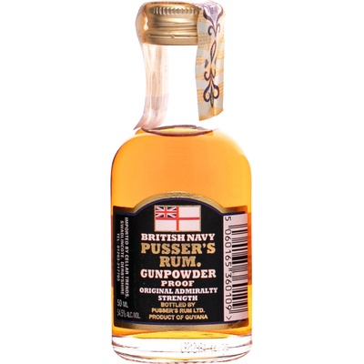 Pusser's Gunpowder Proof Spiced Mini 54,5% 0,05 l (čistá fľaša)