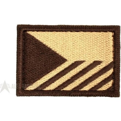 ALFA TACTICAL Bojová nášivka vlajka ČR - velká, Písková