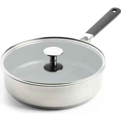 KitchenAid pánev s poklicí nerezová s keramickým nepřilnavým povrchem 26 cm CC005704-001