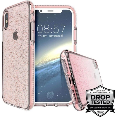 Prodigee SuperStar Case - хибриден кейс с висока степен на защита за iPhone XS Max (розов)