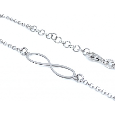Jan Kos jewellery stříbrný náramek nekonečno 12119368