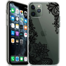 Púzdro Floral colour Apple iPhone 11 Barva: Čierne