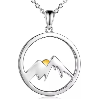 Olivie Strieborný náhrdelník mountain 7190