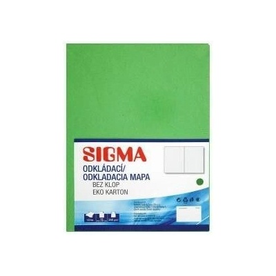 SIGMA Dosky Odkladacia mapa 250 zelené 10 ks