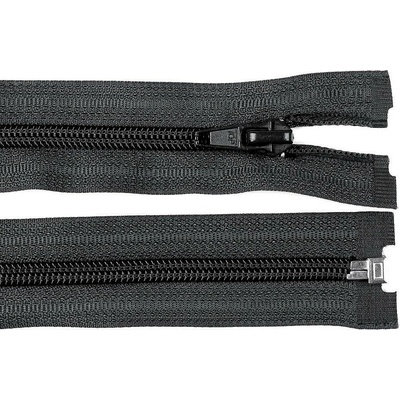 Špirálový zips šírka 5 mm dĺžka 70 cm bundový POL Farba: 332 čierna