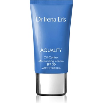 Dr Irena Eris Aquality Oil-Control Moisturizing Cream дълбоко хидратиращ крем в дълбочина против бръчки SPF 30 50ml