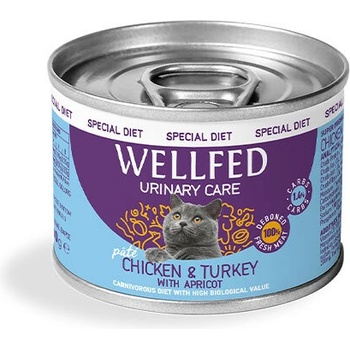 PETINTEREST Wellfed Urinary Turkey And Apricot консерва за котки с уринарни проблеми 200gr