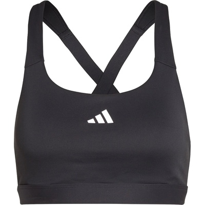 adidas TLRDREACT Training High-Support Bra - Black/White