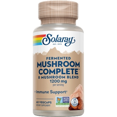 SOLARAY Микс от ферментирали гъби - капсули - 60 вег. капсули