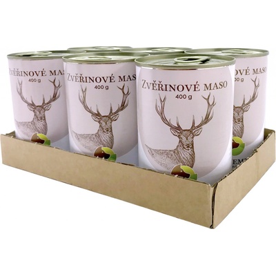 Bohemia Pet Food Zvěřinové maso ve vlastní šťávě 6 x 400 g
