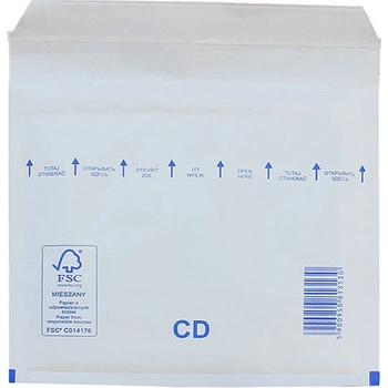 Плик бял CD мехурчета 200х175 mm стикер 1 бр (1119017-001-10-1502001000035)