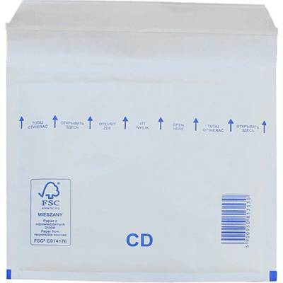 Плик бял CD мехурчета 200х175 mm стикер 1 бр (1119017-001-10-1502001000035)