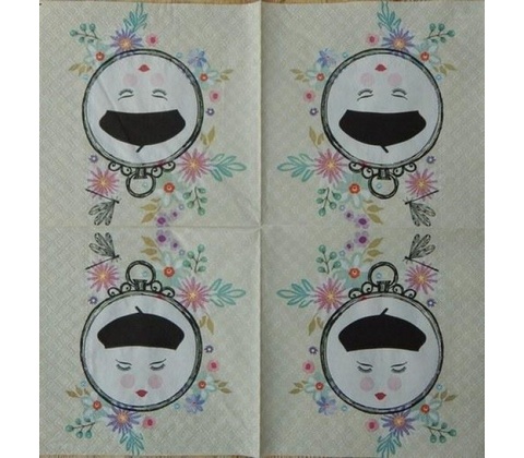 Stewo servítky Dáma 33x33cm