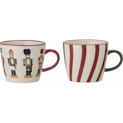 Bloomingville Keramický hrnek Jolly Red Set 2 x 300 ml