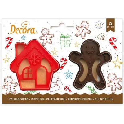 Decora Plastové vykrajovátko Perníček a Chalúpka