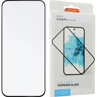 FIXED Full-Cover tvrzené sklo pro Xiaomi 14T Pro Full-Frame černé FIXGFA-1450-BK – Zboží Živě