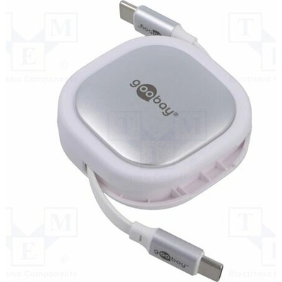 Goobay 77425 USB 2.0 válcované USB C vidlice z obou stran 1m