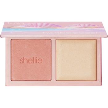 Benefit Cosmetics КОМПЛЕКТ BENEFIT COSMETICS Twinkle Beach Blush & Highlighter Duo Palette Палитра дамски