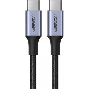 UGREEN Кабел usb-c към usb-c ugreen us316, 100w, 5a, 1 метър, Сив (317223)