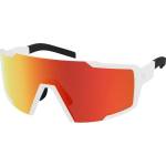 SCOTT Очила за колоездене Scott Sunglasses Shield Compact S3 Cycling glasses - White Matt / Glas: AMP Red Chrome - размер One Size (205-6816-0311)