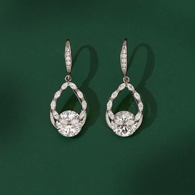 Jay náušnice Swarovski Elements Céline JAY-0036-G03690B stříbrná