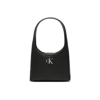 Calvin Klein Дамска чанта Minimal Monogram Shoulder Bag K60K610843 Черен (Minimal Monogram Shoulder Bag K60K610843)