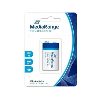 MediaRange Premium алкална батерия E-Block 6LR61 (9V) - MRBAT107