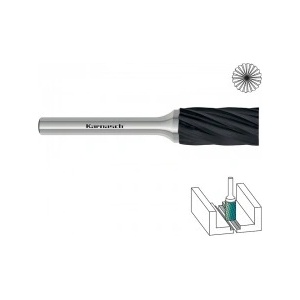Karnasch Борфреза B (ZYB) Ø 12, 0 x 25, 0 (Ø 6, 0) | 70mm HP-7 NON FE BLACK-TEC (1349)