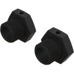 Arrma 17mm хекс адаптер, ширина 14.6mm алуминий, черен (2)