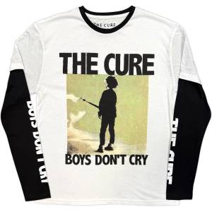 The Cure Boys Don't Cry Box Sleeve Print Black & White XL Риза (CURELLST23MWB04)