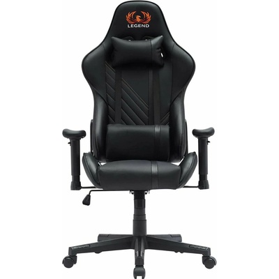 RFG Геймърски стол RFG Get Legend, до 150kg, полипропиленова база, заключване на облегалката, черен