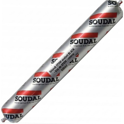 Soudal Silirub 2 600 g černá
