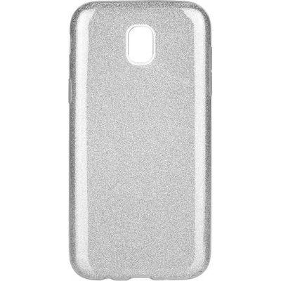 Samsung Силиконов калъф кейс за Samsung J530 J5 (2017) с брокат сив