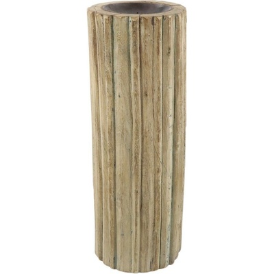 Dřevěný válcový svícen Grimaud Unit XL - 17*46 cm - Chic Antique