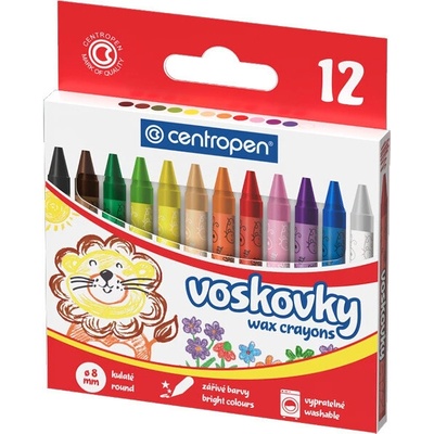 Centropen voskovky kulaté 12 ks