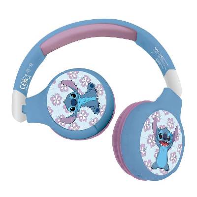 Disney Stitch Wireless On-Ear Headphones - безжични слушалки подходящи за деца (син)
