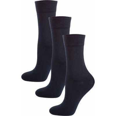 Italian Fashion 3 PACK Vysoké M01 bavlna Tmavomodrá