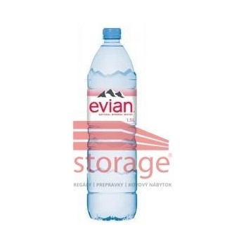 Evian Minerálna voda 6 x 1,5 l