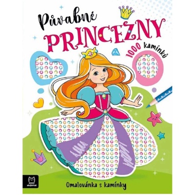 Půvabné princezny Omalovánka s kamínky
