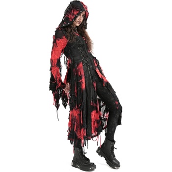 Devil fashion дамско палто DEVIL FASHION - Black and Red Gothic - CT245
