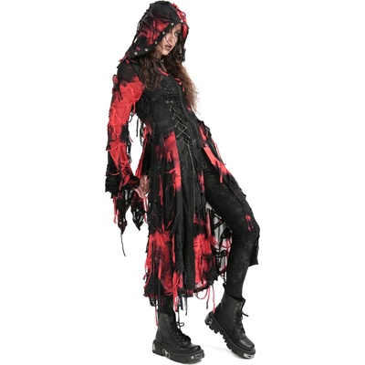 Devil fashion дамско палто DEVIL FASHION - Black and Red Gothic - CT245