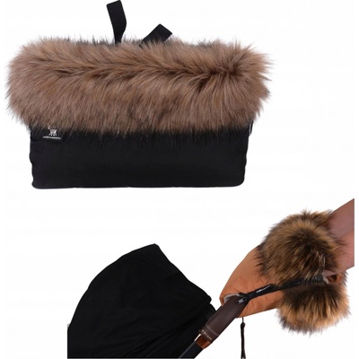 Cottonmoose rukávnik s kožušinou Yukon Black