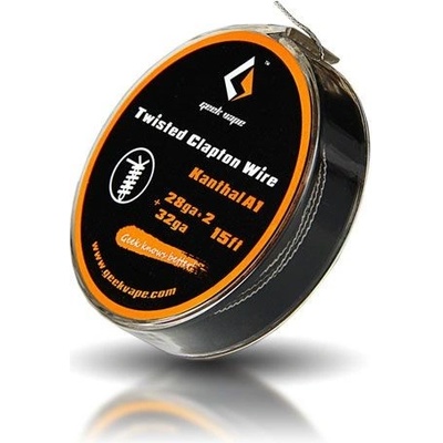 GeekVape Twisted Clapton odporový drôt Kanthal KA1 28GAx2+32GA 5m