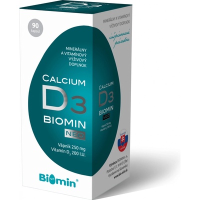 Biomin Vápník + D3 90 kapslí