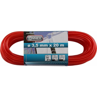 CONNEX PVC/PP prádelní šňůra, 3,5 mm × 20 m, různé barvy – Zbozi.Blesk.cz