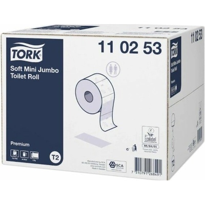 Tork v Mini Jumbo roli Premium T2 2-vrstvový 12 ks
