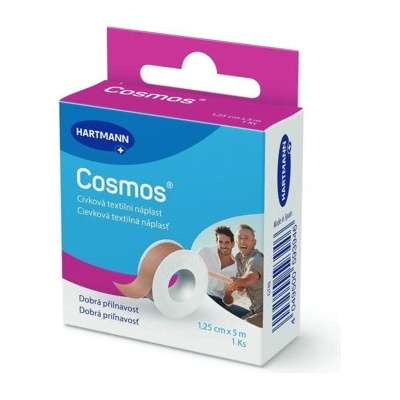 Cosmos Plast cívková náplast pevná 1,25 cm × 5 m